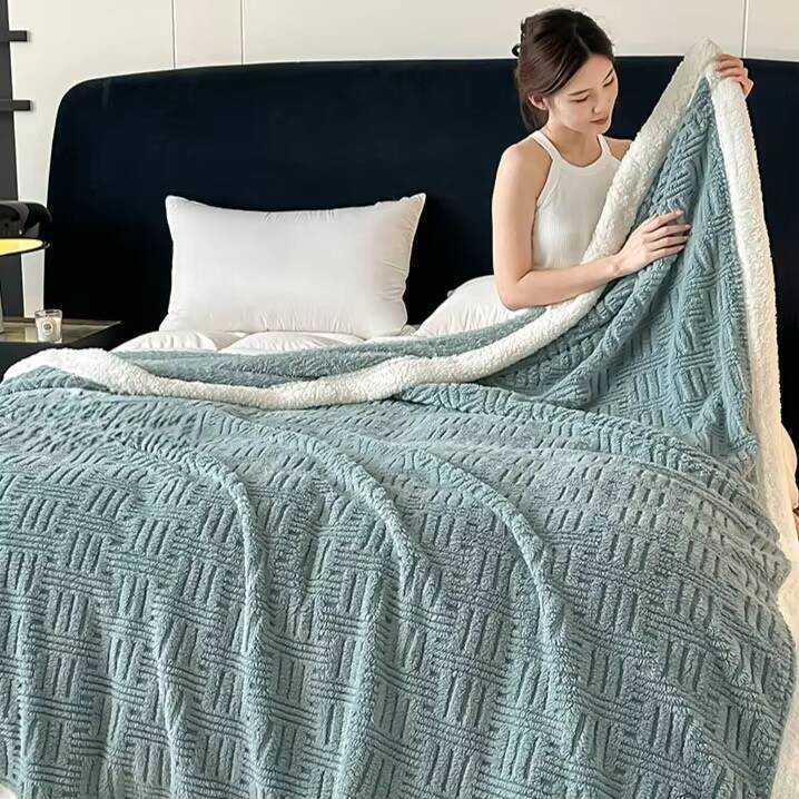 W JIFANPAUL | Warming Coral Fleece Blanket