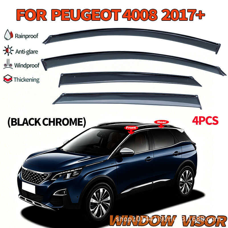 เหมาะสําหรับ 17-23 Peugeot 48 MK2 P84 Visor หน้าต่างหน้าต่าง Visor