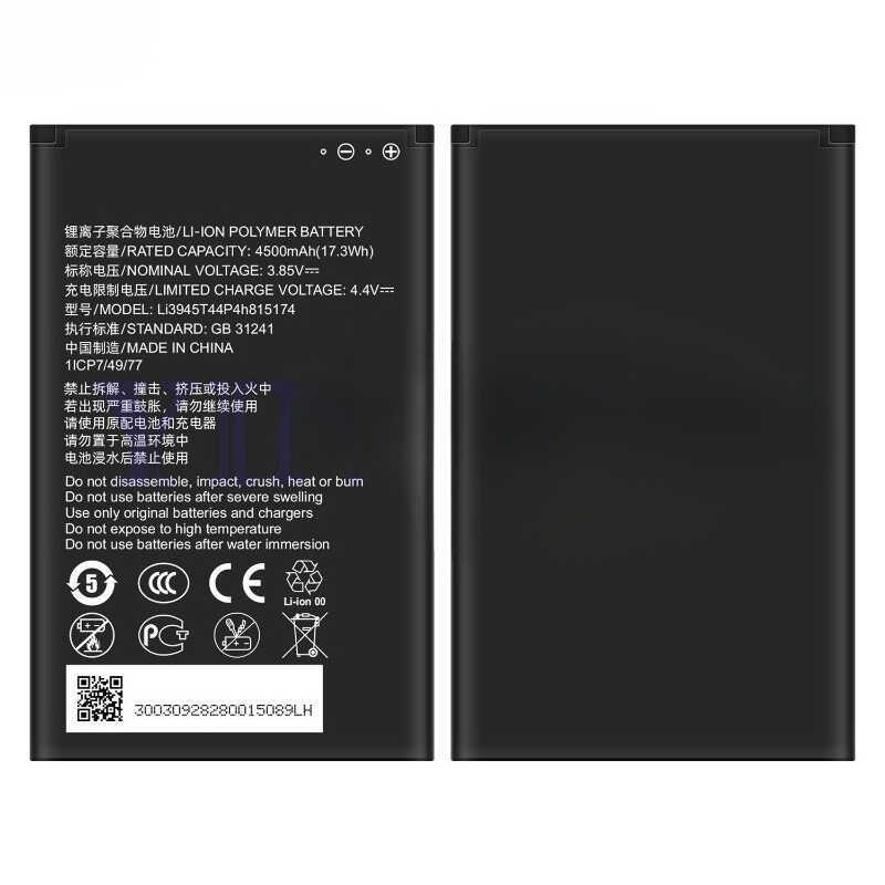 Li3945t44p4h815174 สำหรับแบตเตอรี่โทรศัพท์ ZTE Mu5002/Mu5001/5G WIFI Wifi6 คุณภาพสูง เกรด A พร้อมเซ
