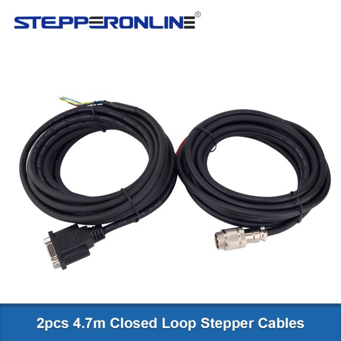 4.7m Closed Loop Stepper Motor Extension Cable Kit for Nema 23,24 Closed Loop Stepper Motor & for E