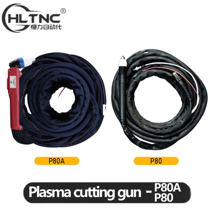 HLTNC P80A /P80 Air Plasma Cutting Torch Gun Pilot Arc 10Meter Burner Holder For Welding Plasma Cut