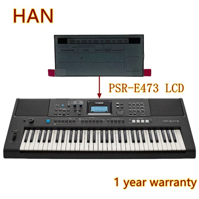 New Original For Yamaha PSR-E473 PSR E473 LCD Display Panel