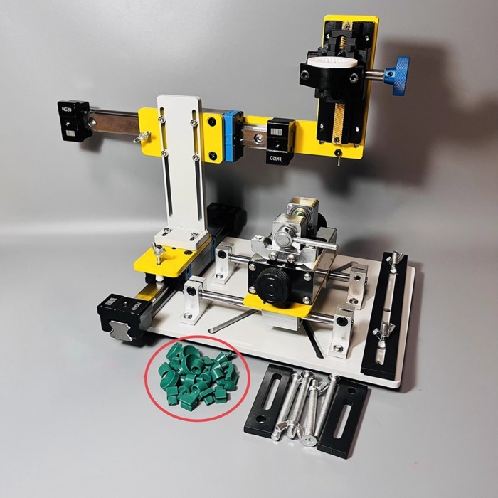 Engraving Machine Stand 3-Axis Linkage Contour Milling Platform Multi-Function Drill, Mill, Cut, Sl