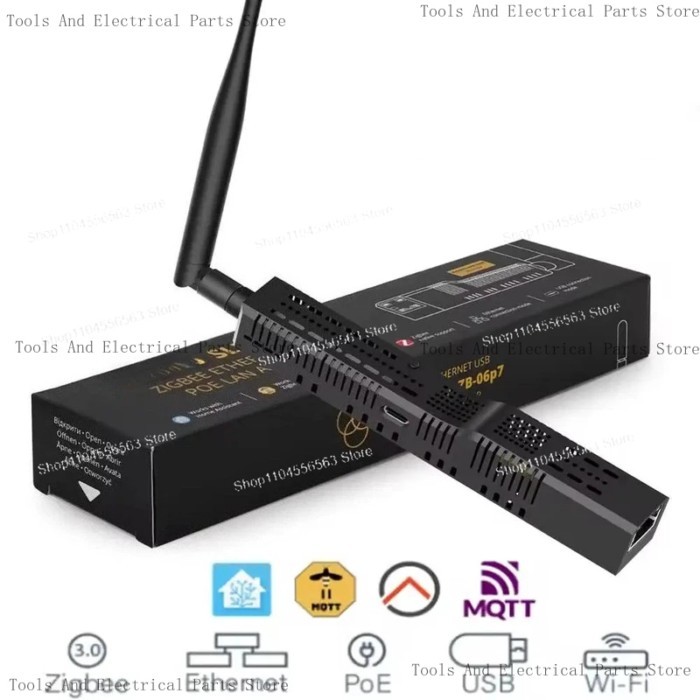 SLZB-06P7 Multi-Interface Zigbee 3.0 Gateway Coordinator With Ethernet, USB & WiFi For Smart Home H
