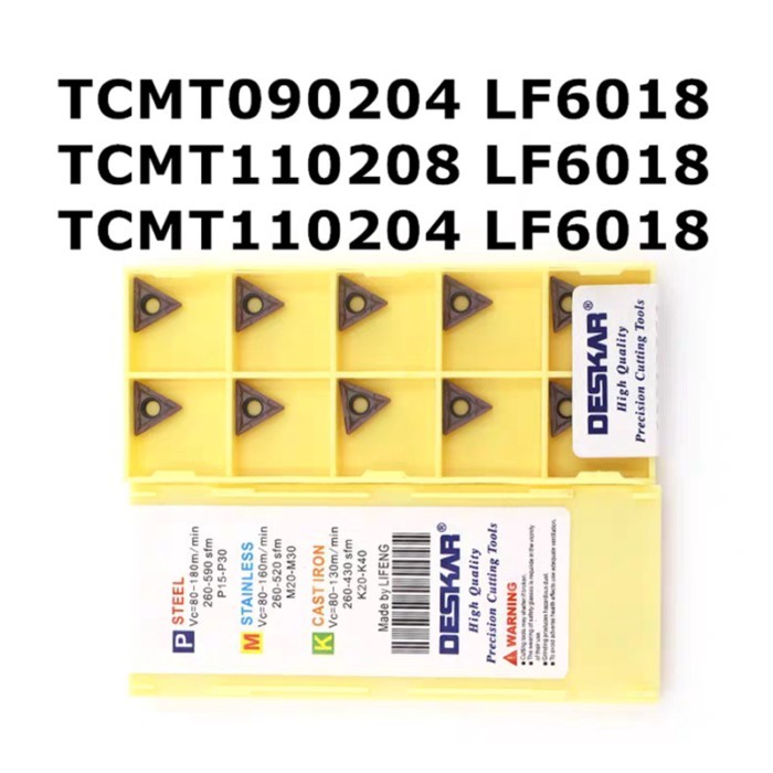 TCMT110204 LF6018/TCMT110208 LF6018 DESKAR brand
