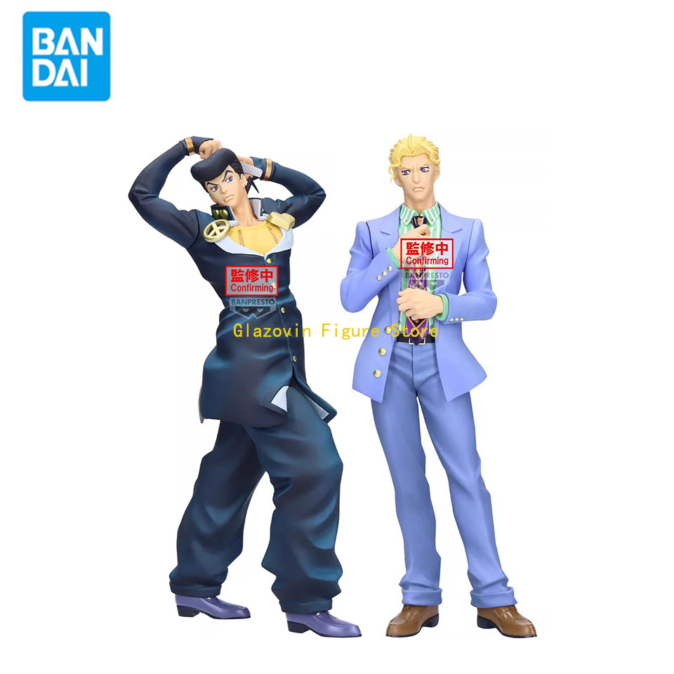 ต้นฉบับของแท้ Banpresto JoJos Bizarre Adventure 22 ซม.Higashikata Josuke Kira Yoshikage อะนิเมะ Acti