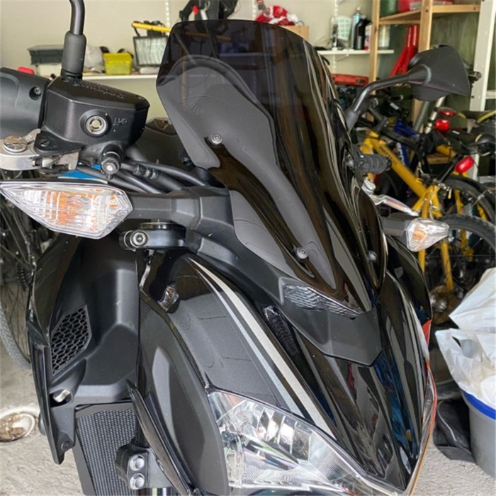 New Smoke High Quality Windshield For Ninja Z900 Z 900 ZR900 ZR 900 2017 2018 2019 Windscreens Air