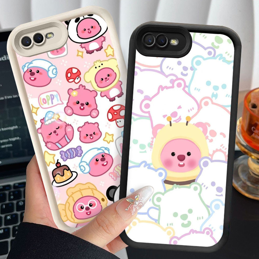 เคสป้องกันสําหรับRealme C2 C2s OPPO A5 A12E A37 A1K A39 A3S A83 2018 กรณีNR12 Loopy