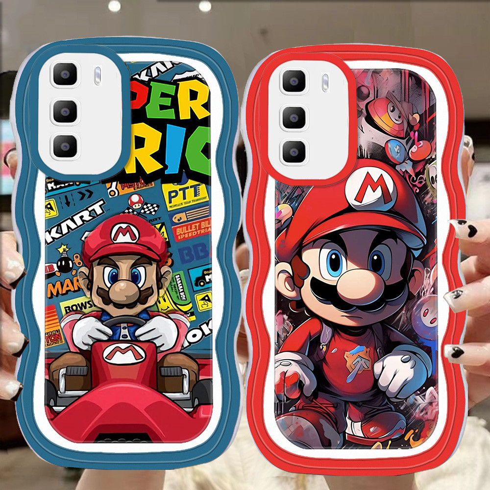 A-39 Mario TPU Casing สําหรับ Realme C65 14X C71 C75 เคสใส