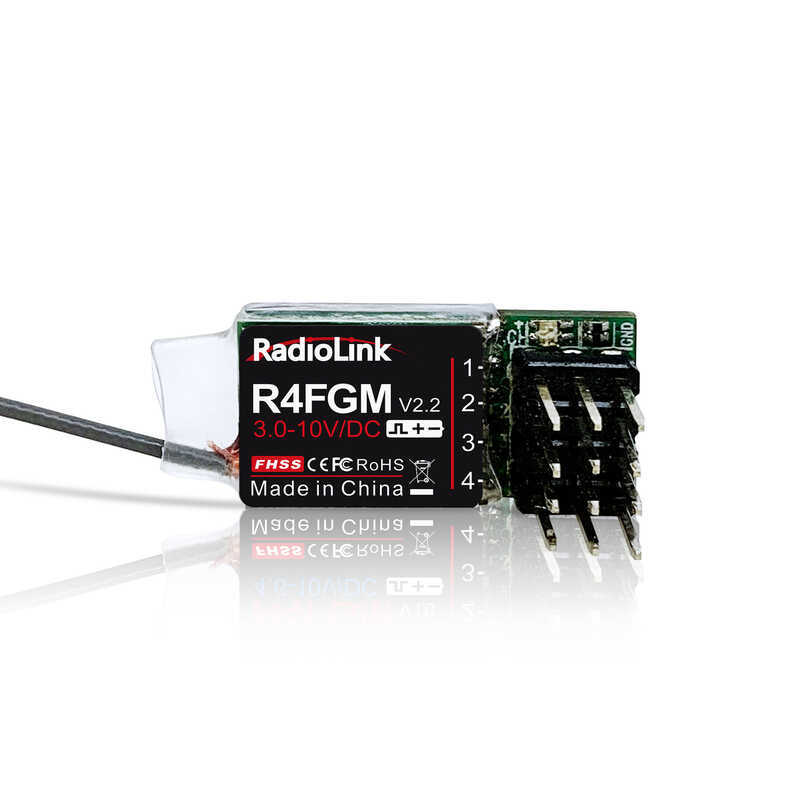 RadioLink RadioLink อิเล็กทรอนิกส์ R4FGM Four-Way Mini Car Receiver Gyroscope ยุงรถ RC4GSRC8X