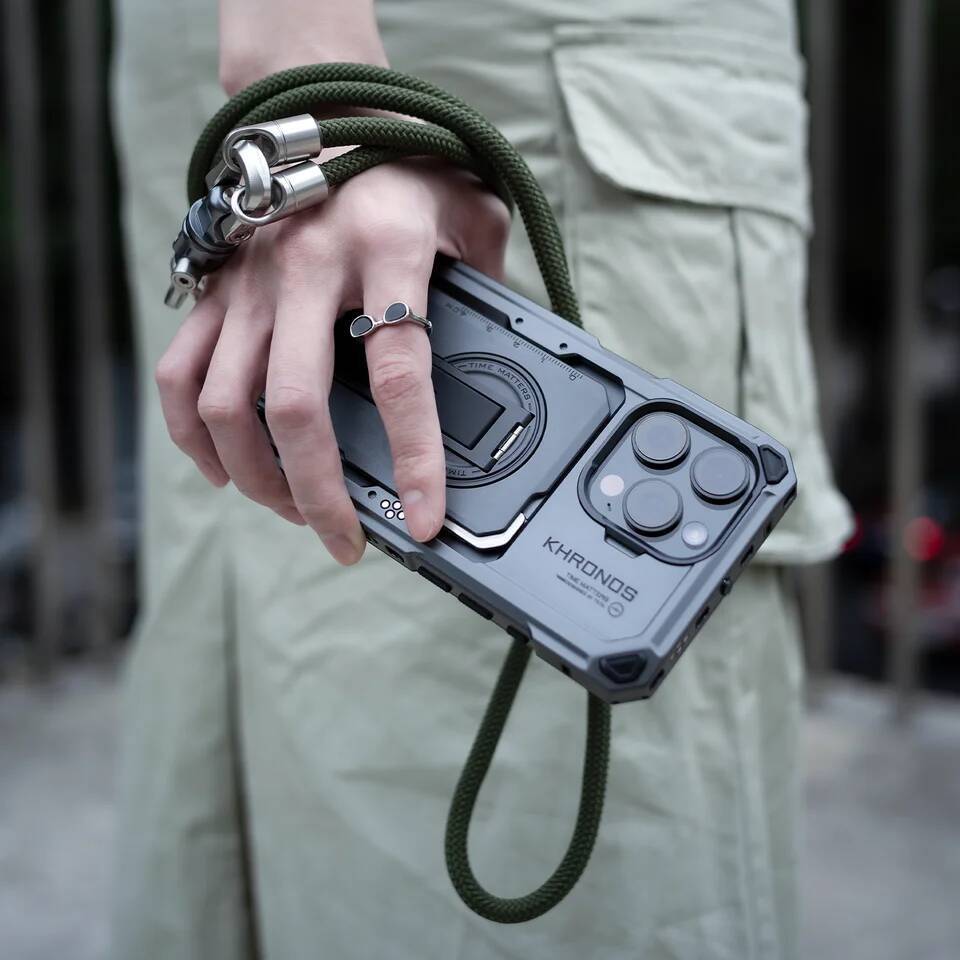 TILTA Fe ชุดเชือกเส้นเล็กและหัวเข็มขัด (7 มม.) เข้ากันได้กับเคสสมาร์ทโฟนที่สุด Khronos Ecoระบบ 88