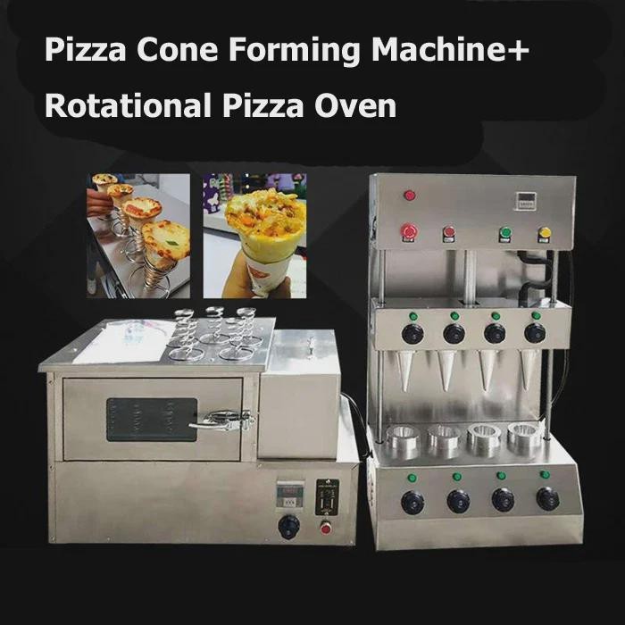 Conical Pizza Machine Pizza Cone Forming Making Maker Machine Rotational Pizza Oven