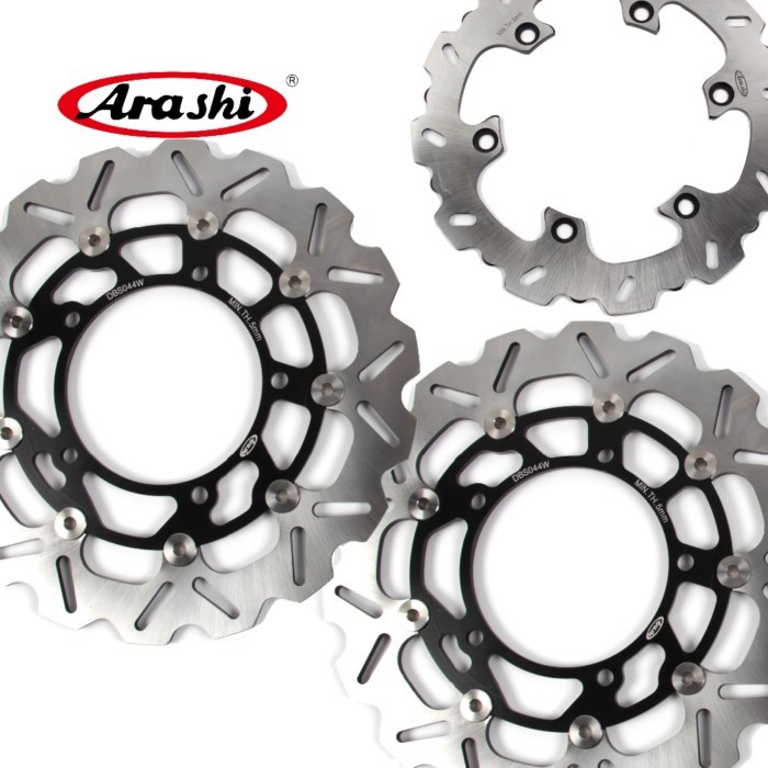 ARASHI B-KING GSR1300 Front Rear Brake Rotors Brake Disc FOR SUZUKI GSR1300 B KING 2008 2009 2010 B