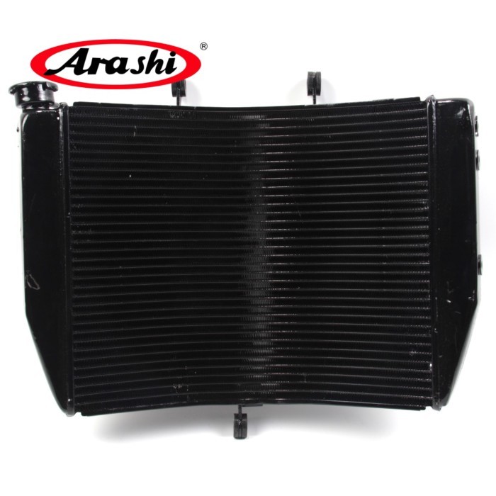 Arashi For KAWASAKI ZX-6R 07-08 ZX6R ZX 6R Radiator Cooler Motorcycle Cooling Parts Aluminum Engine