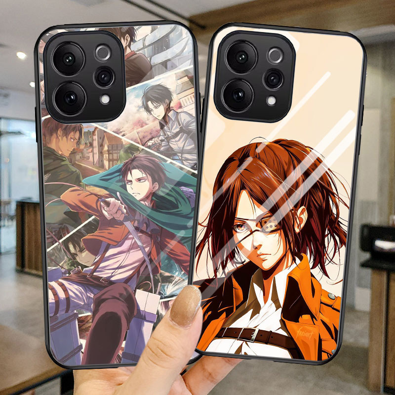 G-2 โจมตีบน Titan กระจกนิรภัยสําหรับ VIVO Y200 Y200E V9 Y11d Y81i V70 T3 ELite FE Y05 5G กรณี
