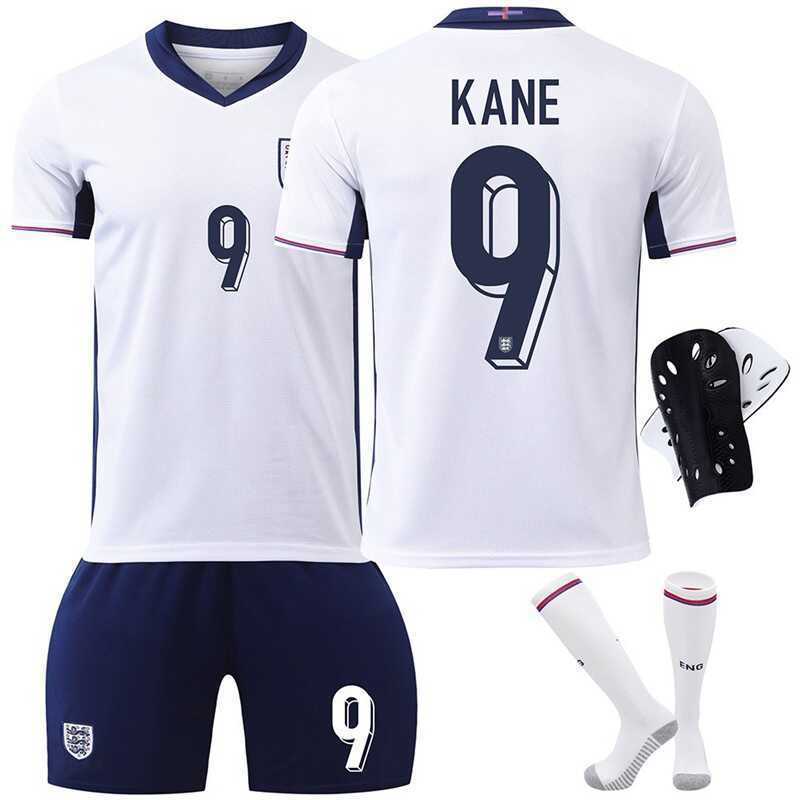 2024 European Cup England Home Jersey No. 9 Kane 17 Sakafodden Bellim Im Football Jersey Suit