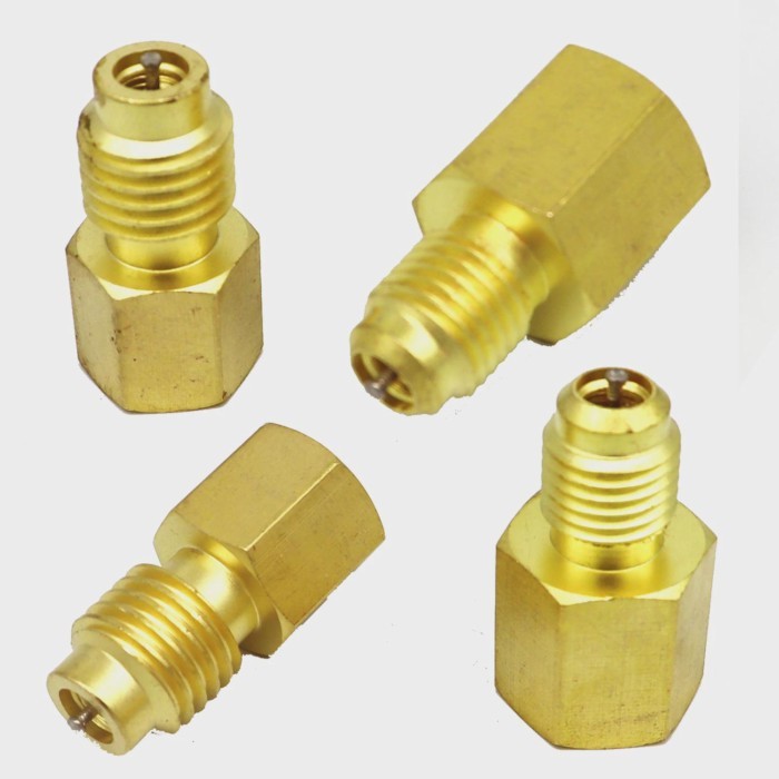 R1234yf Quick Couplers, R1234YF to R134A Quick Coupler Adapter, High/Low Side Quick Coupler R1234YF