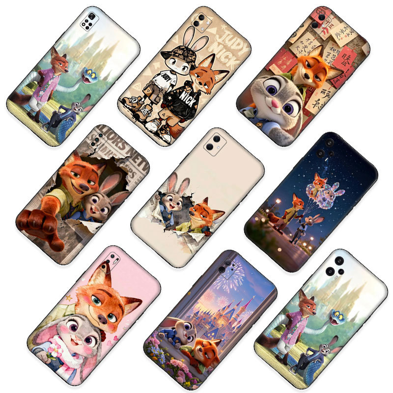 สัตว์น่ารักกระต่ายและสุนัขจิ้งจอก ^SQ3 สําหรับ Xiaomi POCO F5 Pro C65 C55 X5 M6 F6 ความเข้ากันได้ TP