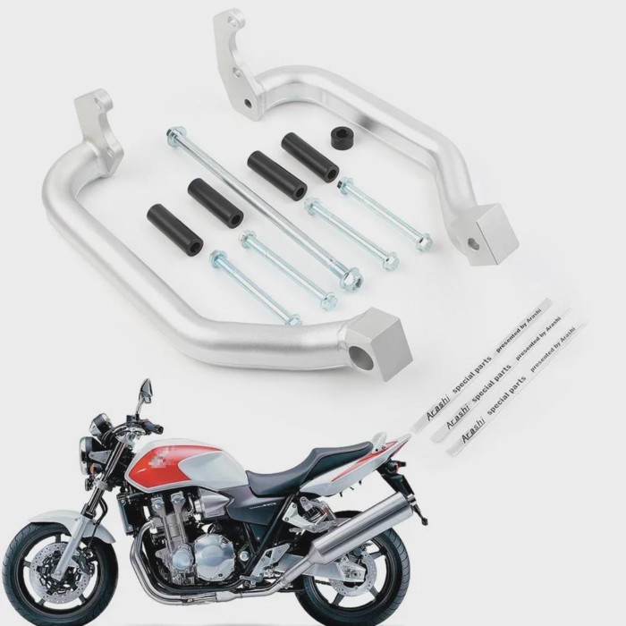 Aluminum Silver Motorcycle Highway Engine Guard Crash Bar Protector for Honda CB 1300 CB1300 2003-2
