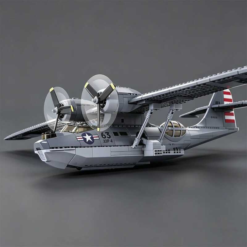 ntal Fig Consolidated PBY-5A Catalina Multipurpose Seaplane Building Block Model: The Legendary Toy