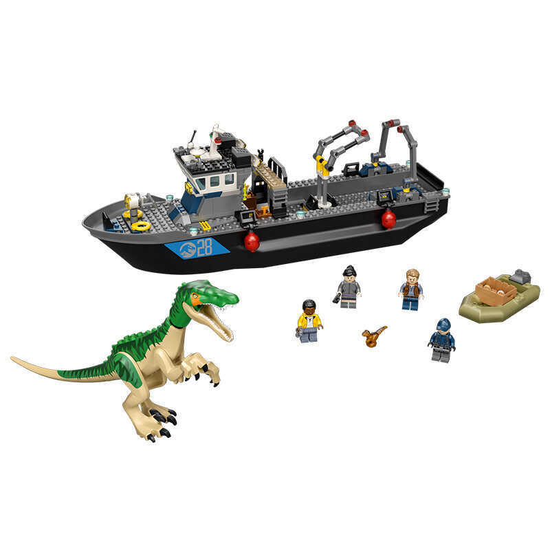 & Dinosaur Transport Ship Escape Assembly Toy