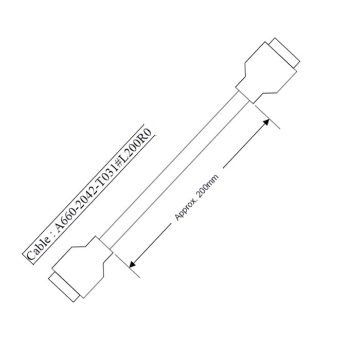 A660-2042-T031#L200R0 20PIN Cable New
