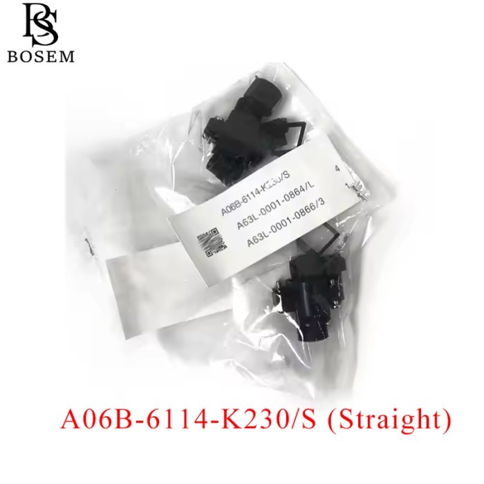A06B-6114-K230/S A06B-6114-K230/E Power Connector For Fanuc βM0.4 to βM1 Servo Motor New