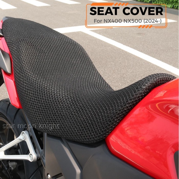 For Honda NX400 NX500 NX 400 500 2024 2025+ Motorcycle Seat Cover Heat Insulation 3D Mesh Fabric Br