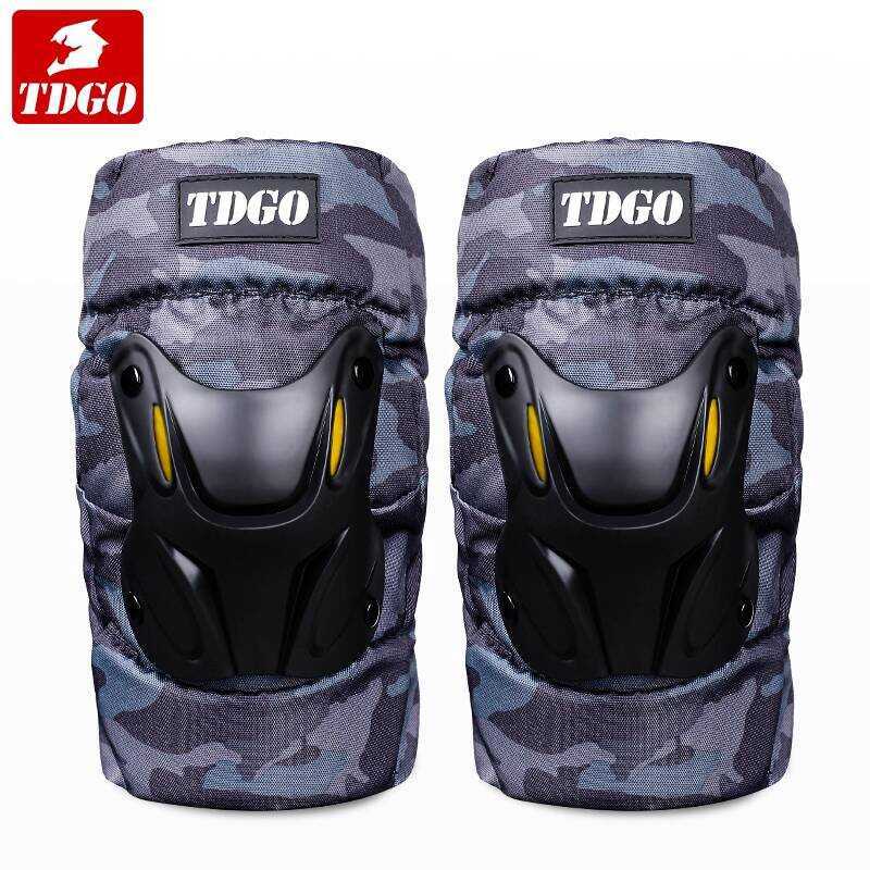 TDGO สนับเข่ารถจักรยานยนต์ Cold-Proof Shock-Proof ฤดูหนาวผู้ชายผู้หญิงขี่จักรยานอุปกรณ์ป้องกันชุดสี่