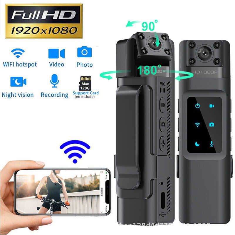 L 1 3 0 8P HD WIF Conference Law Enforcement Recorder เสียงกล้องกีฬา HD Night Vision