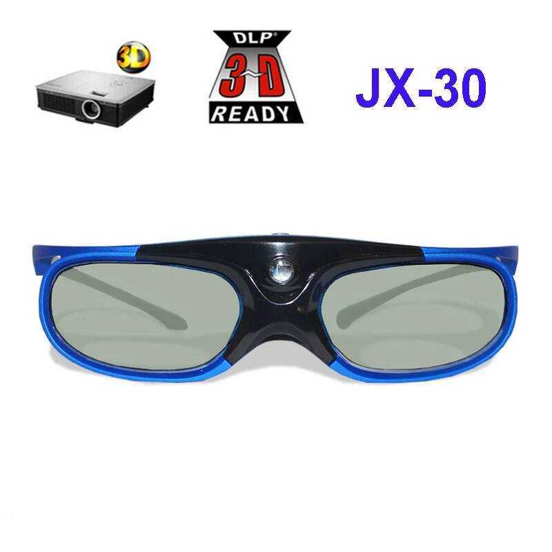 Rechargable 3D Active Shutter แว่นตา 1 ชิ้นสําหรับ Xgimi Z3/Z4/H1 ถั่ว G1/P2 BenQ Optoma Hitachi & A