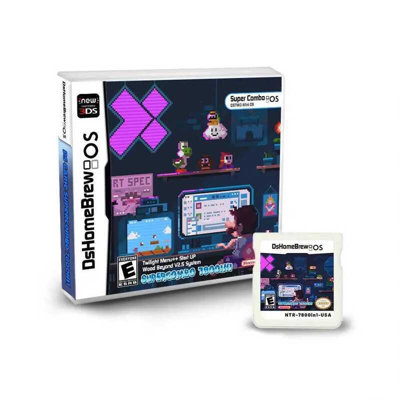 7800 IN1 R4 3DS Flash NDS Pixel Zelda Theme การ์ดเกมมือถือคอลเลกชันของขวัญเล่นเหมาะสําหรับ