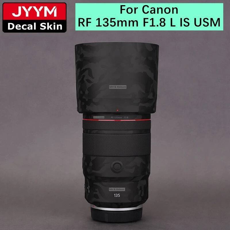 Decal Skin สําหรับ Canon RF 135 มม.F1.8 L IS USM ไวนิลห่อฟิล์มเลนส์กล้อง Body สติกเกอร์ป้องกัน Coat 