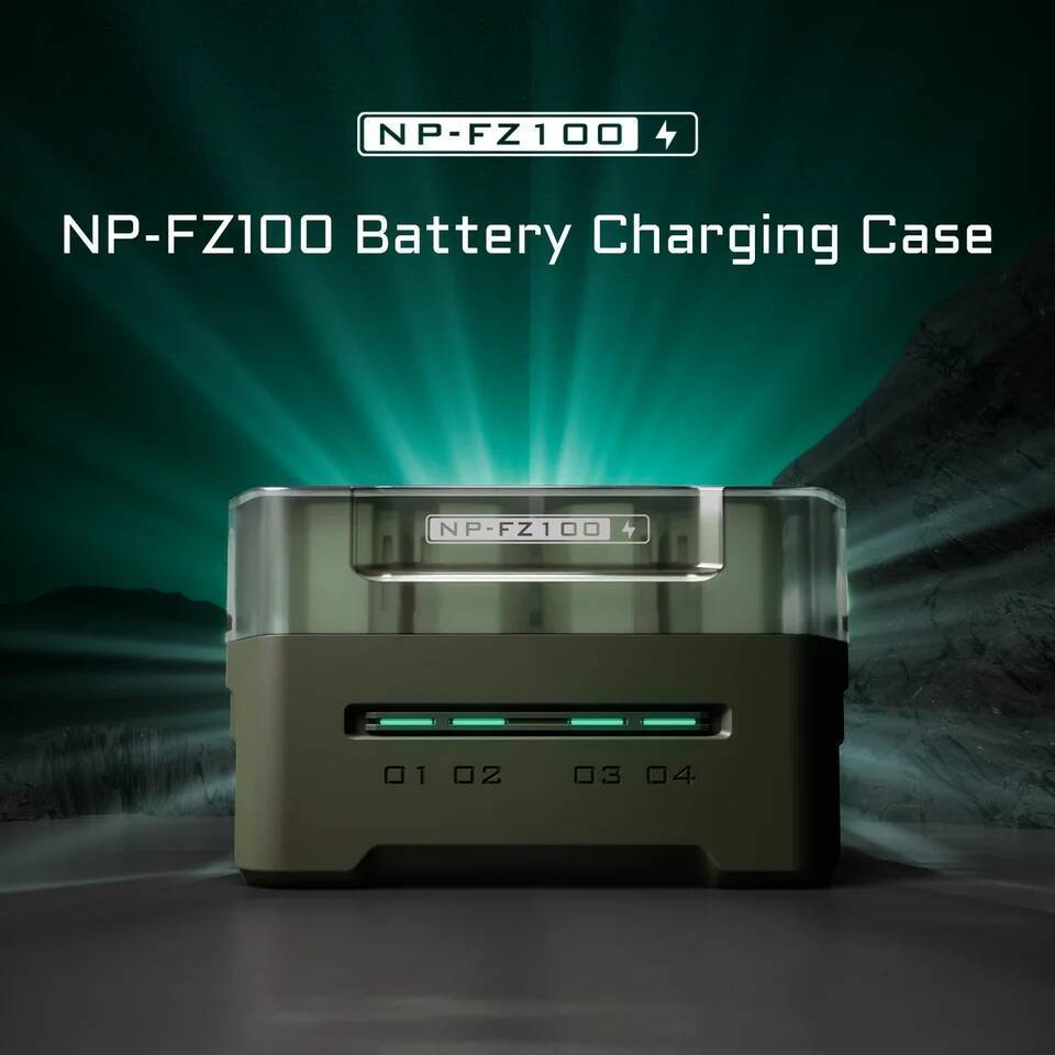 TILTA แบตเตอรี่กล้องสถานีชาร์จแบบพกพาสําหรับ Sony NP-FZ100/NP-FW50, สําหรับ LUMIX DMW-BLK22, EN-EL15