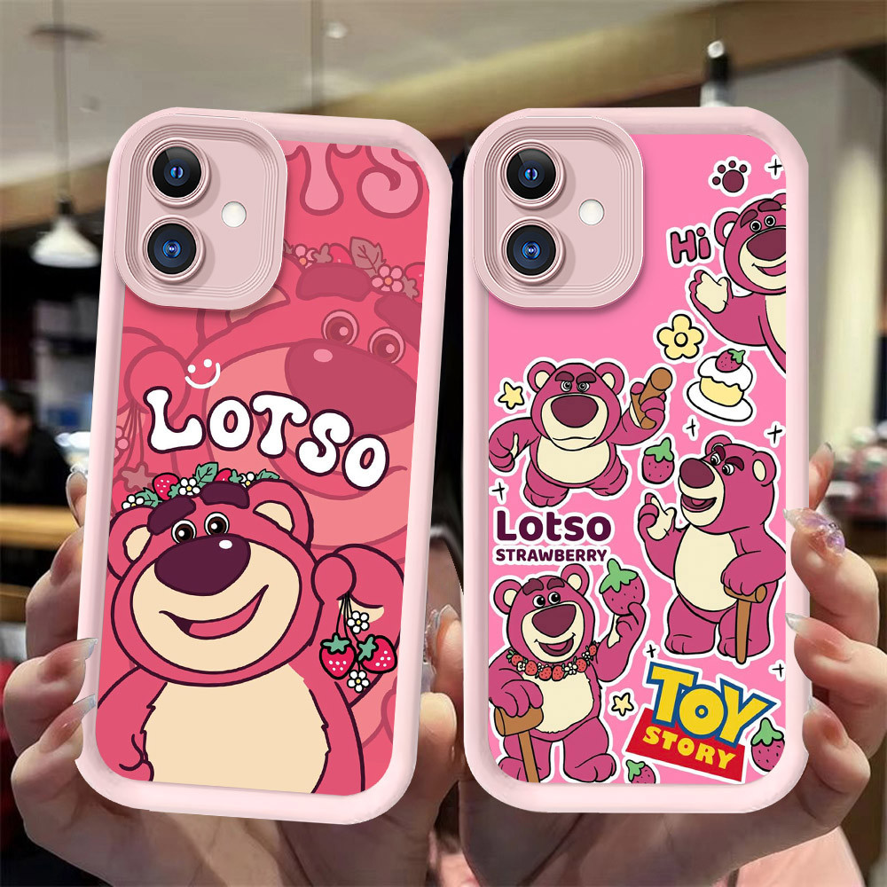 J-23 Lotso ดำขาวชมพูเคสโทรศัพท์หรับ VIVO IQOO Y02T U5 Z6 U5E Y75 Y02 Y02A 5G