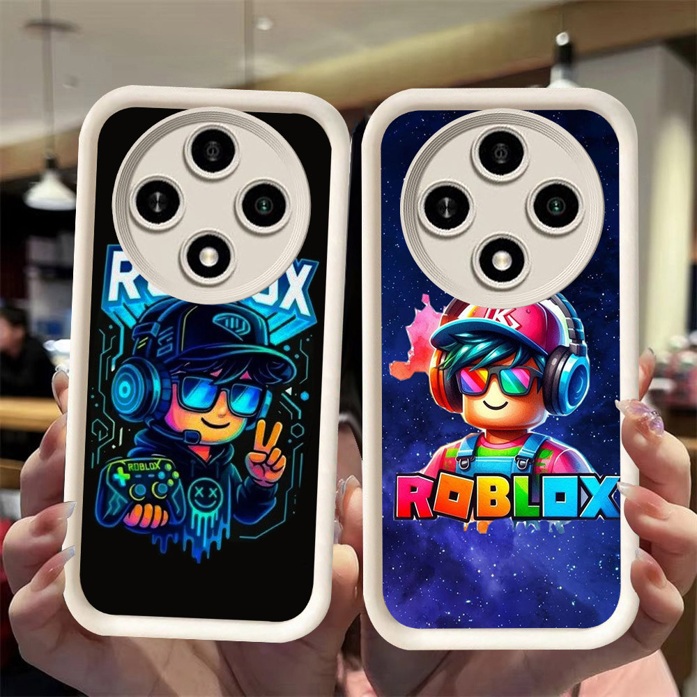 J-29 Roblox ดำขาวชมพูเคสโทรศัพท์หรับ Xiaomi POCO C75 C61 X7 M2