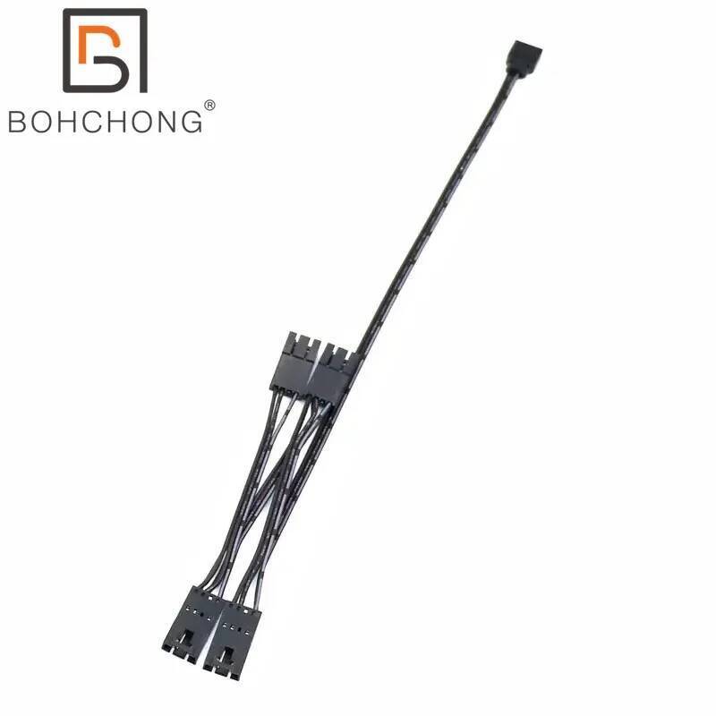 สําหรับ Corsair RGB ถึงมาตรฐาน ARGB 4Pin 5V อะแดปเตอร์ RGB สาย 30 ซม.สายไฟ HD LL120 140 QL 1x2x3x4x 