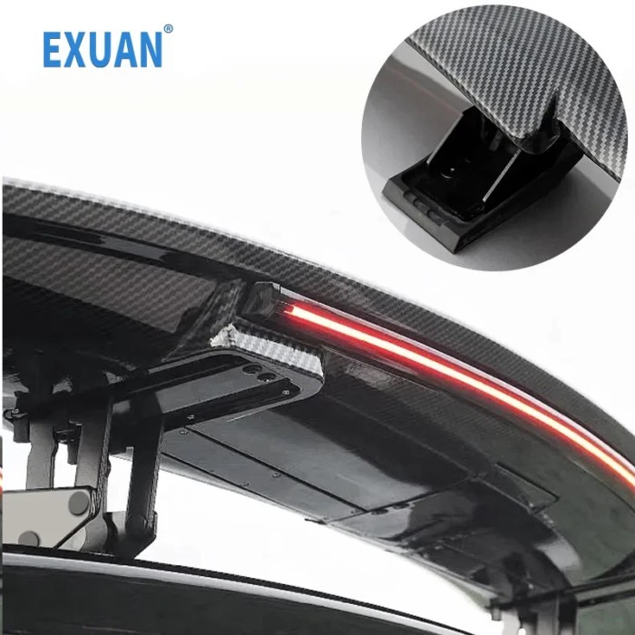 Car Spoiler Electric Automatically Tesla Model 3 BMW E90 Universal Rear Trunk Tail Boot Lid Spoiler