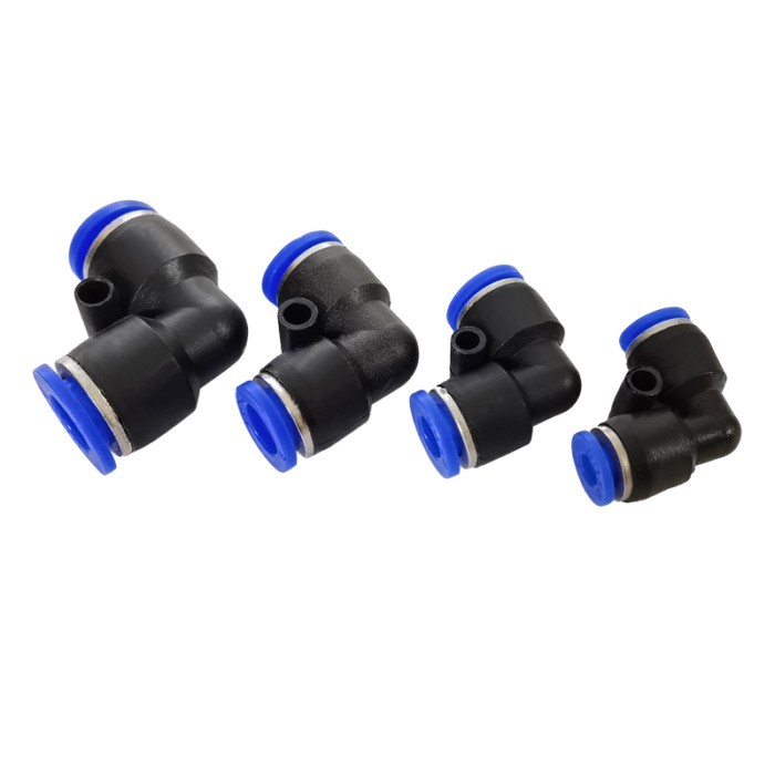 10PCS Pneumatic Fittings PV4 PV6 PV8 PV10 PV12 PV14 PV16 L Type elbow Plastic Pipe Connector Air Ho