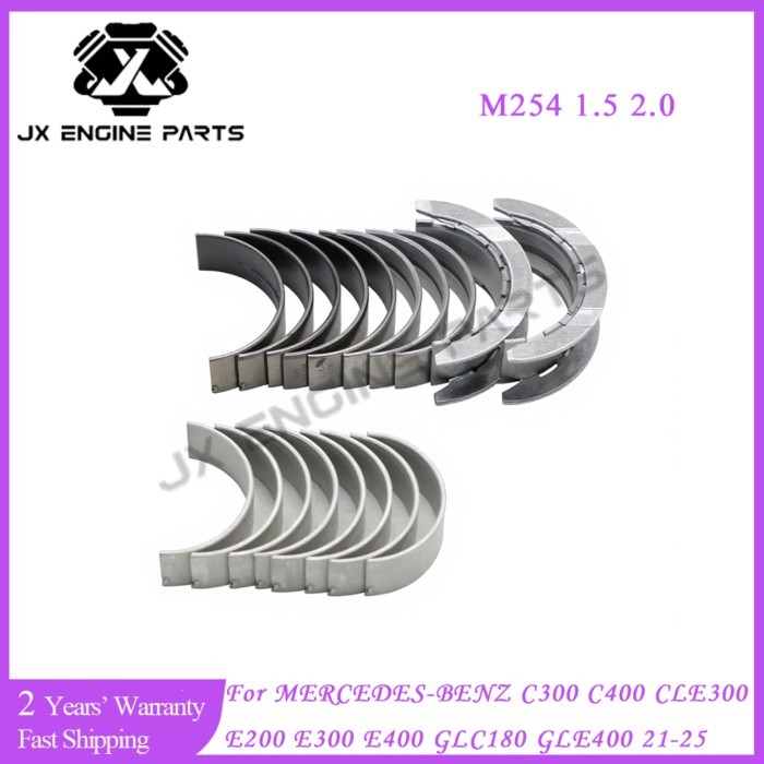 M254 Engine Main Connecting Rod Bearing Set For Mercedes-Benz 1.5 2.0 C300 C400 CLE200 CLE300 E200