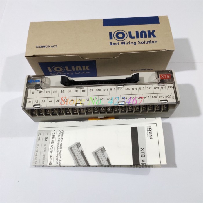 Original SAMWON XTB-40H 40Pin Terminal Block PLC IOLINK MIL Connector Screw Type DIN Rail Industria