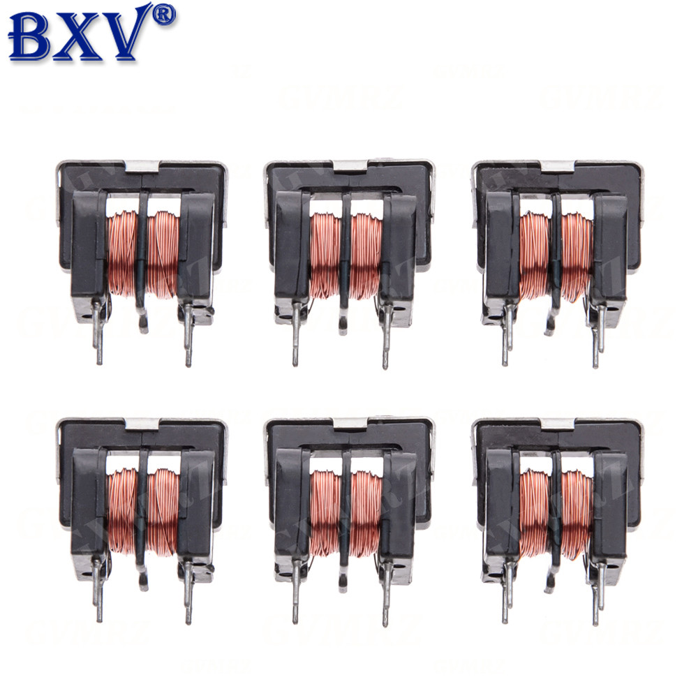 5PCS UU9.8 โหมดทั่วไป Choke Inductor 10mH 20mH 30mH 40mH 50mH สําหรับกรอง Pitch