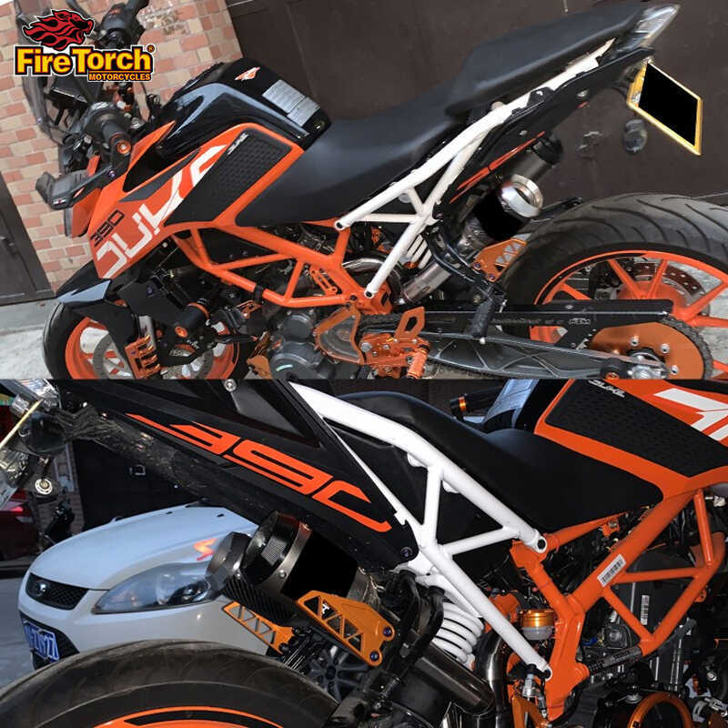 สำหรับ Duke 125 250 390 M390 Rc390 Rc250 2017-2020 ระบบท่อไอเสียรถจักรยานยนต์ พร้อมท่อเชื่อมกลางตำแ