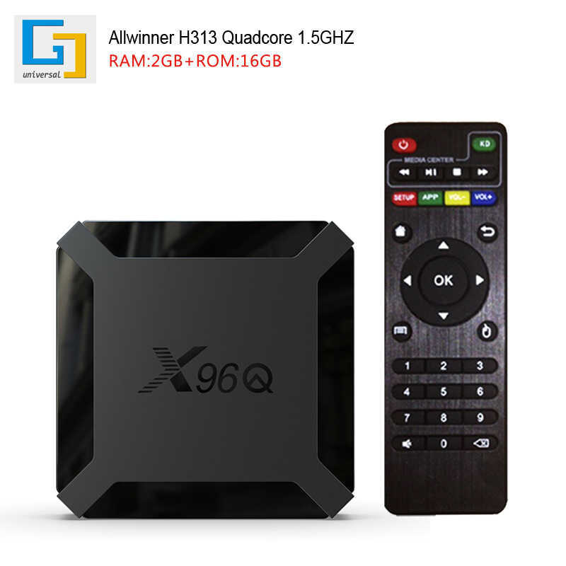 X96Q Set-Top box กล่องทีวี WIFI ไร้สาย Quanzhi H313 Android 10 กล่องทีวี