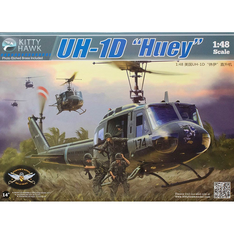 Kitty Hawk KH80154 UH-1D "Huey" 1/48 Static model kit