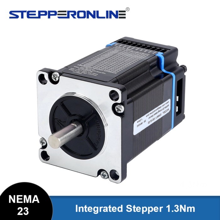 STEPPERERONLINE NEMA 23 Integrated Open Loop Stepper Motor Stepping Motor and Driver in One for CNC