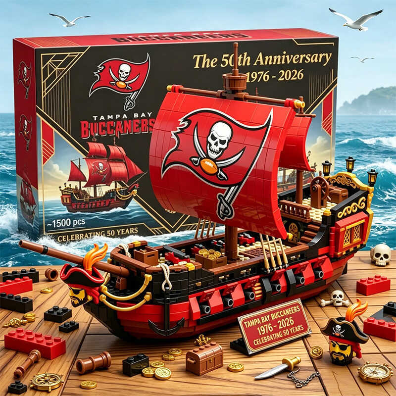 แฟชั่นผลิตภัณฑ์ใหม่ยอดนิยม NFL รักบี้ Tampa Bay Pirates ที่ระลึกอาคารบล็อกของเล่นตกแต่ง