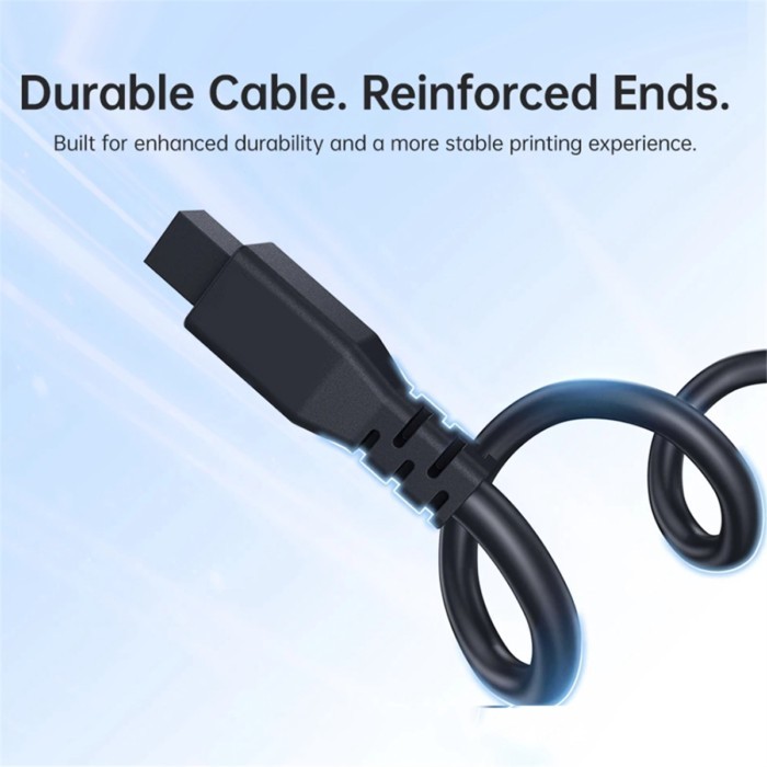 L68A AMS Panda Cable 4 Pins Male to Male Panda AMS Cable with Magnetic Ring for Bambu Lab P1P P1S X