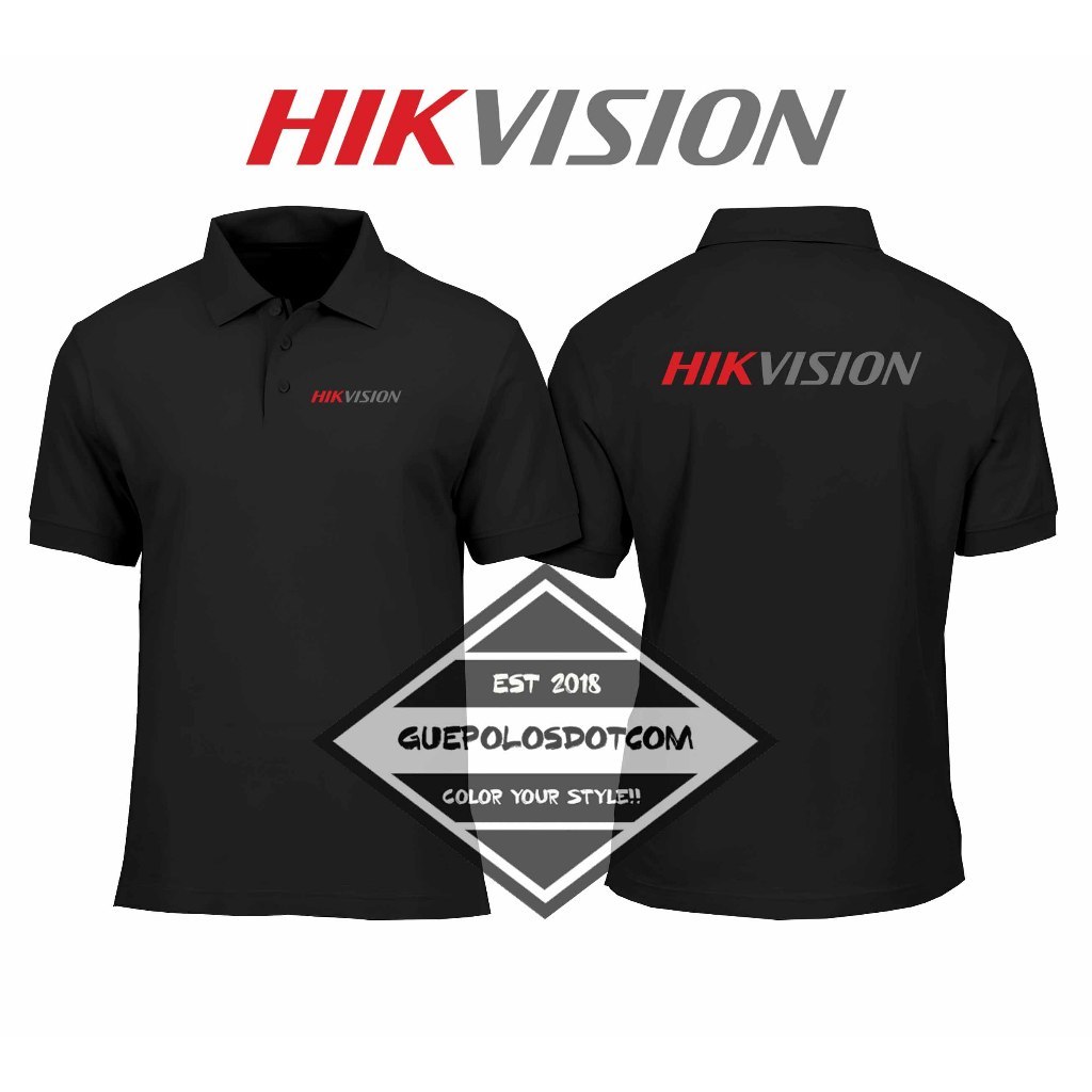 HIKVISION POLOSHIRT - HIKVISION COLLAR SHIRT - HIKVISION LOGO COLLAR POLO