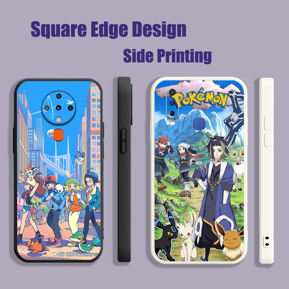 เคสสําหรับ iPhone X XS MAX XR 13 Pro 7 8 Plus pokemon Pokémon ZA SAMPLE Legends BOJ14 เคสโทรศัพท์ขอบ